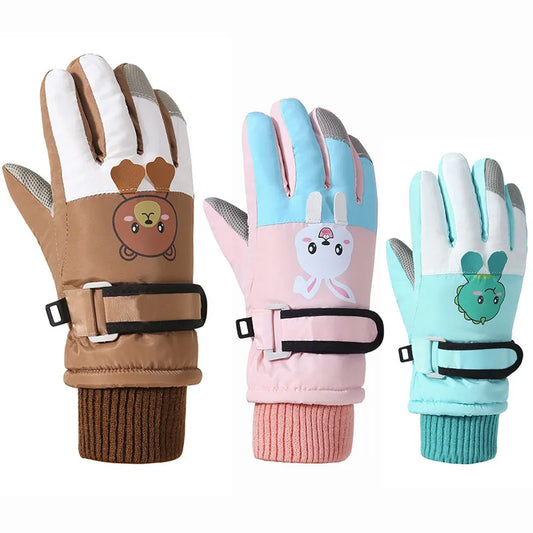 Cartoon Kids Gloves