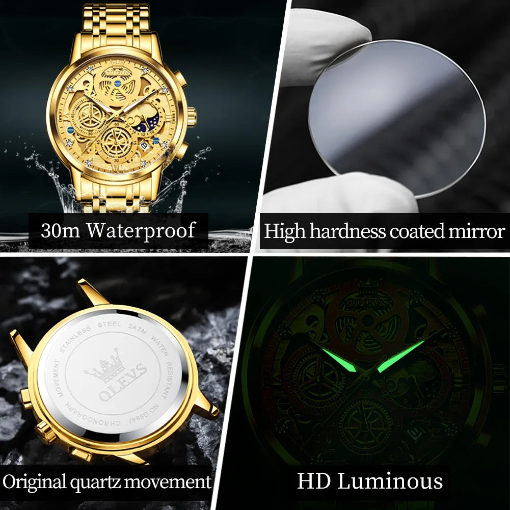 Men's Watches  24 Hour Day Night