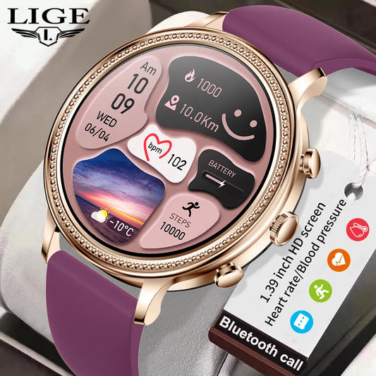Smart Watches Bluetooth Call Connected PhonHealth Monitor Sports